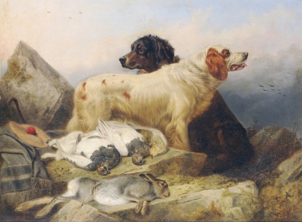 Hunting dogs and their hunt by Richard Ansdell